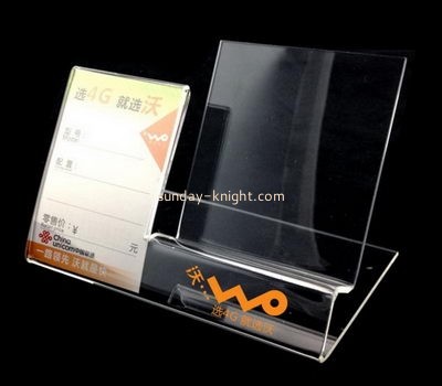Acrylic factory customize shop mobile phone holder display CPK-068