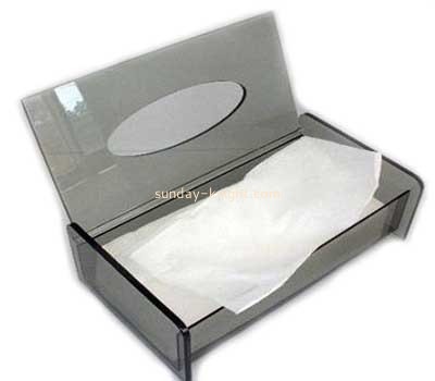 Wholesale clear acrylic box facial tissue box design small plastic box with lid DBK-087