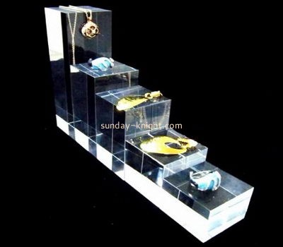 Acrylic manufacturers customized plastic retail jewellery display stands JDK-418