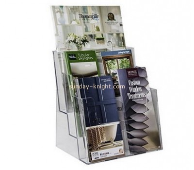 Acrylic factory wholesale acrylic brochure holder displays stand BHK-210