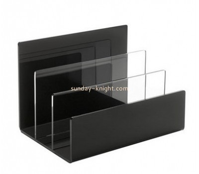 Acrylic products manufacturer custom plastics file holder for desk BHK-227
