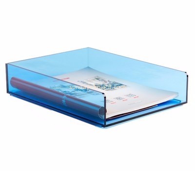 China acrylic manufacturer custom designs plastic file folder holder for desk BHK-260