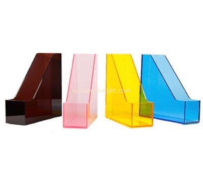 Acrylic factory custom plastic plexiglass standing file holder BHK-259