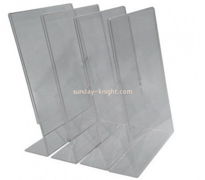 Lucite manufacturer custom acrylic product a4 display holder BHK-275