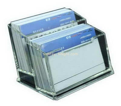 Plastic company custom plastic fabrication business card desk holder BHK-285