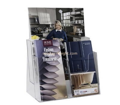 Plexiglass manufacturer custom plexiglass lucite brochure holders BHK-384