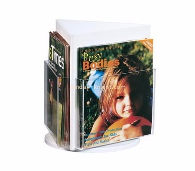 Acrylic display factory custom perspex tri fold brochure holders BHK-395