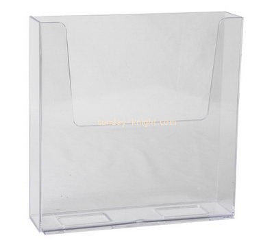 Acrylic display manufacturers custom clear plastic magazine rack BHK-407