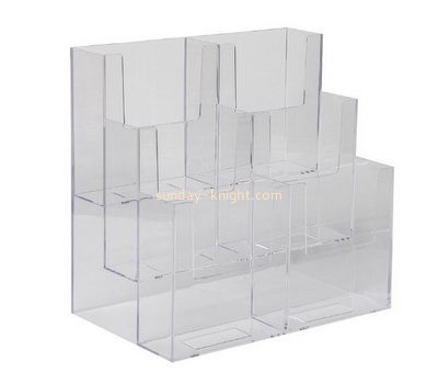 Acrylic display stand manufacturers perspex 3 tier literature holder BHK-497