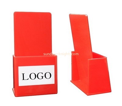 Custom red acrylic pamphlet holder BHK-720