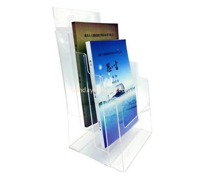 Custom 4 tiers clear acrylic magazine holders BHK-771