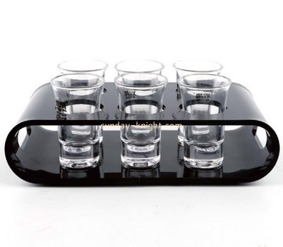 Plexiglass manufacturer customize acrylic bar shotglass holder WDK-169
