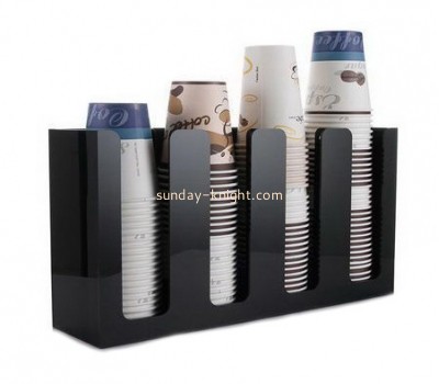 Factory direct sale acrylic coffee cup dispenser tea cup rack tea cup rack HCK-047
