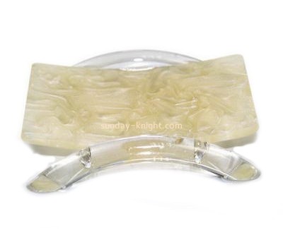 Acrylic items manufacturers custom lucite soap tray for bathrooms HCK-090