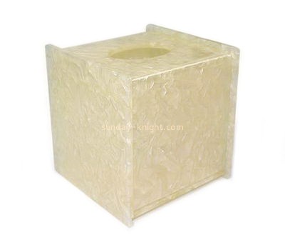 Plastic manufacturers custom acrylic tissue box HCK-121