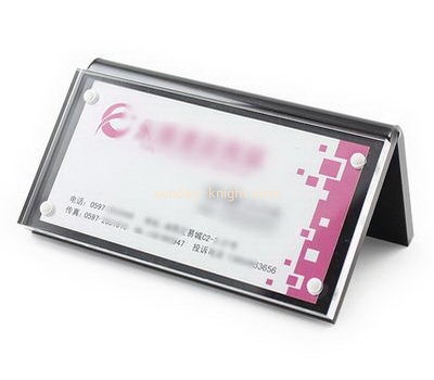 Plastic fabrication company custom acrylic business card holder HCK-167
