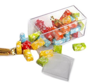 Custom retail store storage display acrylic plastic candy box FSK-043