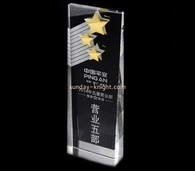 Acrylic awards manufacturer customized design acrylic medal awards ATK-039