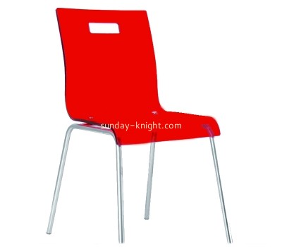 Red acrylic ghost chairs for meeting room AFK-027