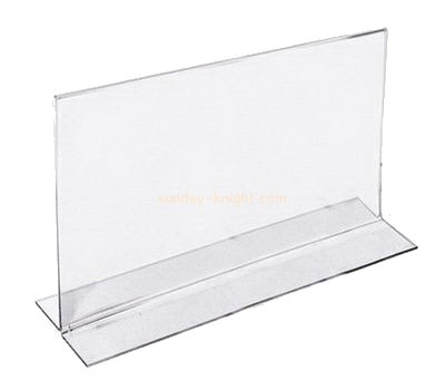 Lucite manufacturer customized a4 acrylic sign display frame holder BHK-087