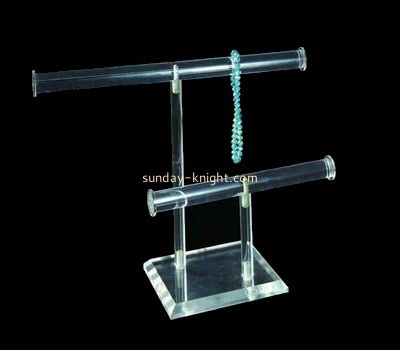 Acrylic display stand tube bar for necklace and bracelet JDK-020
