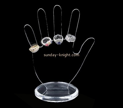 Wholesale acrylic jewelry display hand acrylic retail displays plastic counter displays JDK-065