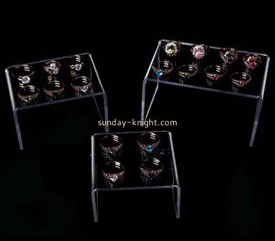 Shop display stands suppliers customized acrylic jewelry ring display holder JDK-431