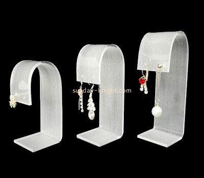 Customize lucite stud earring display stand JDK-612