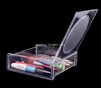 Acrylic cosmetics storage box with lid MDK-012