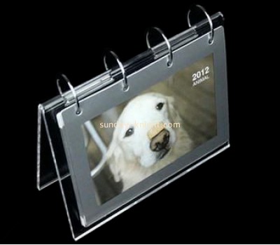 Plexiglass manufacturer customized plastic calendar holder ODK-132