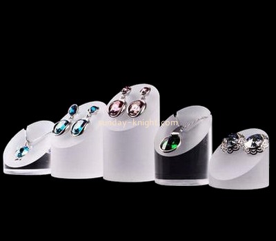 Custom design acrylic desktop display stand acrylic jewellery display earring rack holder JDK-107