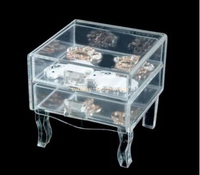Custom jewellry display boxes jewelry necklace holder acrylic boxes for display JDK-237