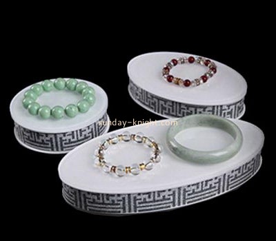 Custom acrylic jewellry display bracelet display rack lucite cubes for display JDK-257