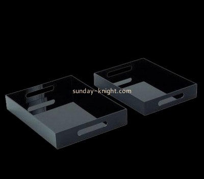 Plexiglass manufacturer customize cup small serving tray holder ODK-080