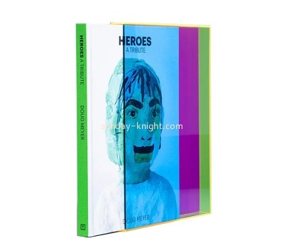 Plexiglass box supplier custom acrylic book proctection cover DBK-1405