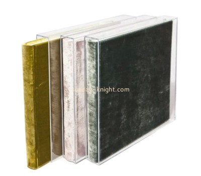 Perspex box manufacturer custom acrylic book protection cover