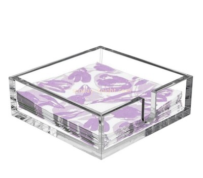 China acrylic manufacturer custom plexiglass Amazon hot selling napkin holder STK-278