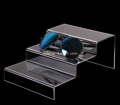 Acrylic display supplier custom plexiglass 3 tiers sunglasses display holders SDK-070