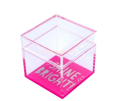 Plexiglass products manufacturer custom acrylic gift box DBK-1415