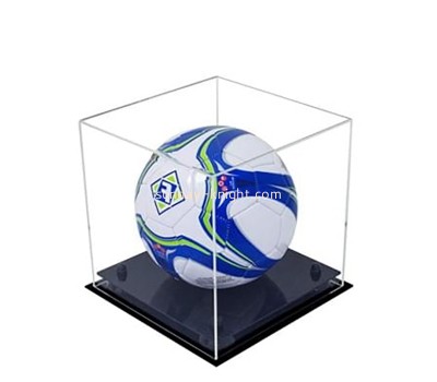 Plexiglass item supplier custom acrylic football dust-proof showcase DBK-1418