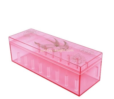 Perspex item manufacturer custom plexiglass gift box with lid DBK-1421