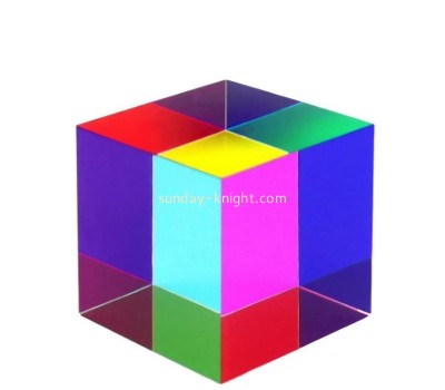 Acrylic products supplier custom plexiglass mixing colour cubes ABK-230