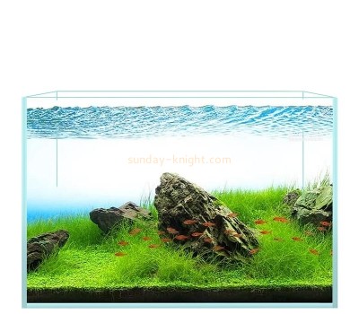China acrylic manufacturer custom plexiglass rectangular large fish tank FTK-038