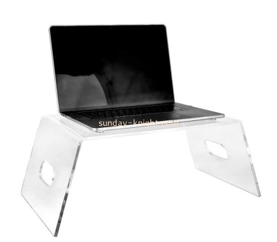 Perspex display manufacturer custom acrylic laptop rsier table for bed AFK-346