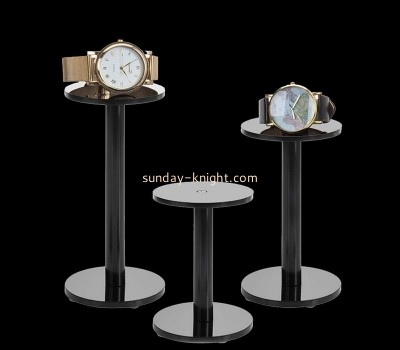 Acrylic item supplier custom plexiglass watches display stands plates risers JDK-731