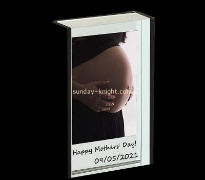 Plexiglass products manufacturer custom acrylic tabletop standing picture frame APK-065