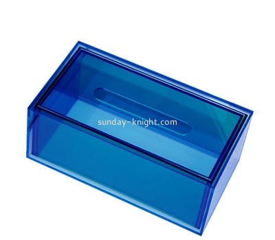 Plexiglass display manufacturer custom acrylic facial tissue holder HCK-212