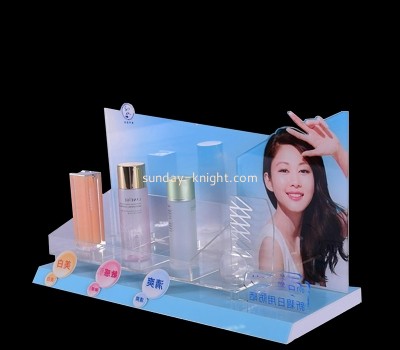 Custom acrylic skin care product display stand MDK-487