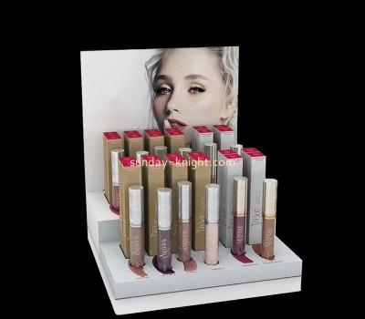 Custom acrylic lip glaze promotion booth with UV printing MDK-486