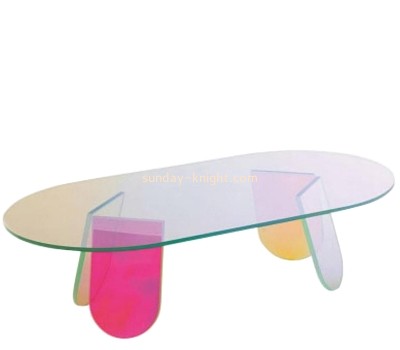 Custom rainbow acrylic coffee table AFK-353